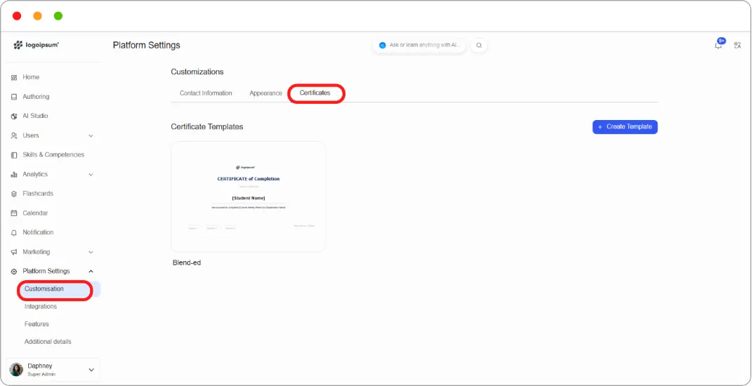 How to create a certificate template screenshot 17