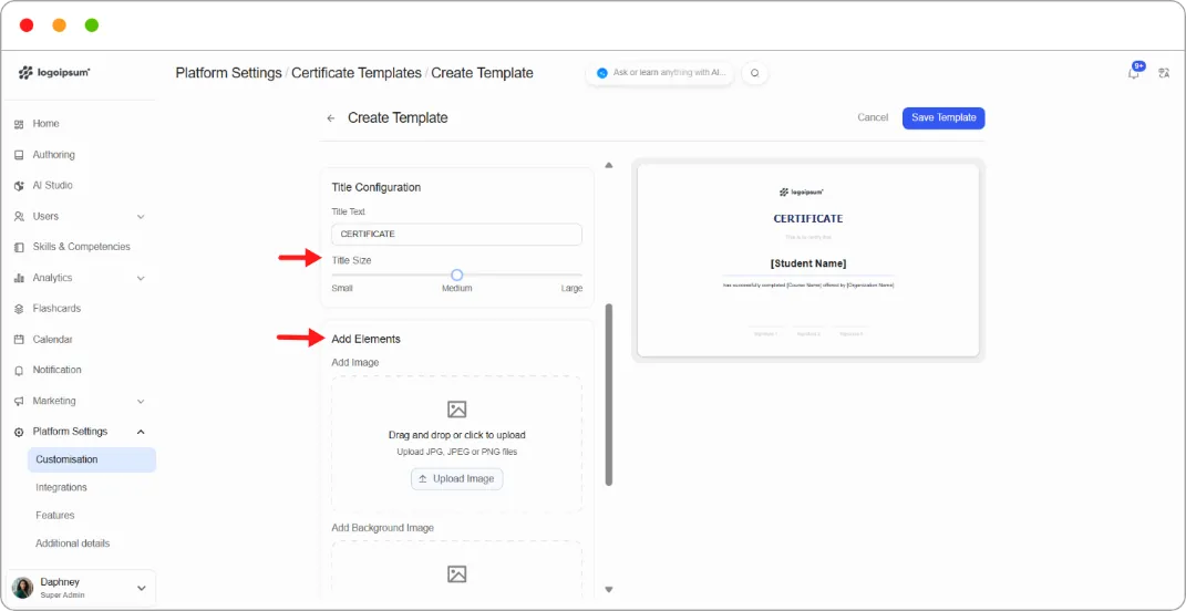 How to create a certificate template screenshot 20