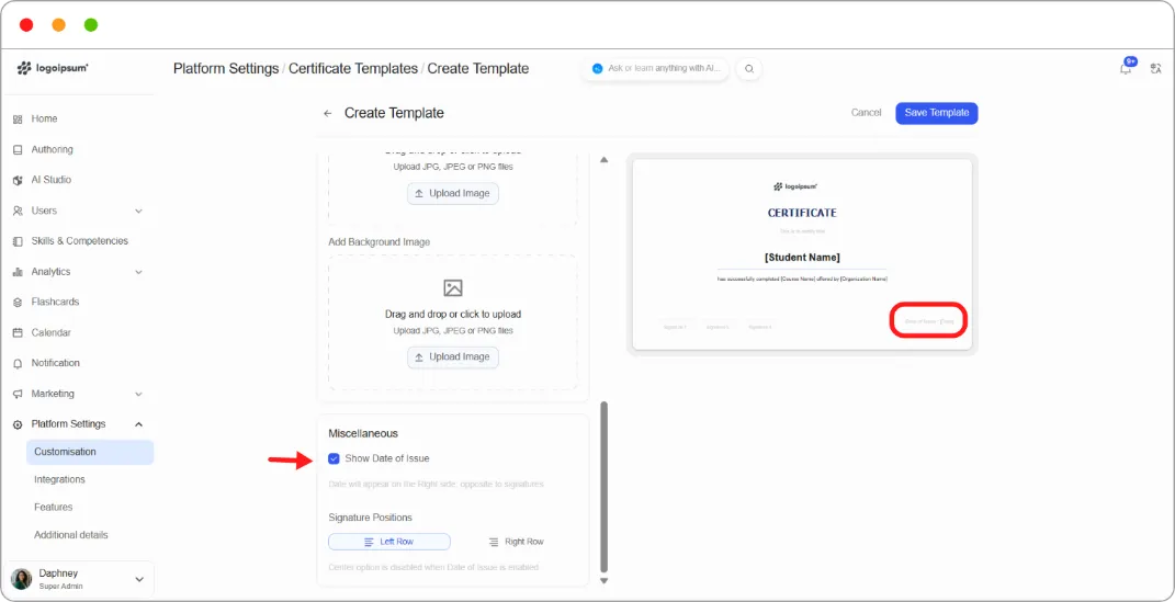 How to create a certificate template screenshot 21