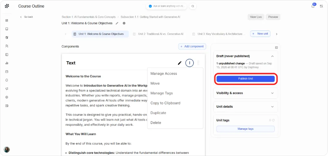 Adding Content Components screenshot 28