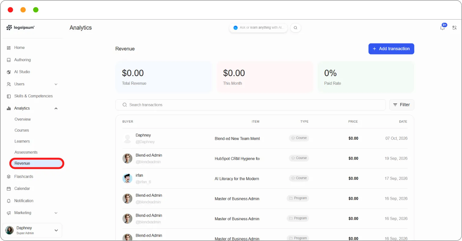 How to view revenue and record an off-platform payment screenshot 31