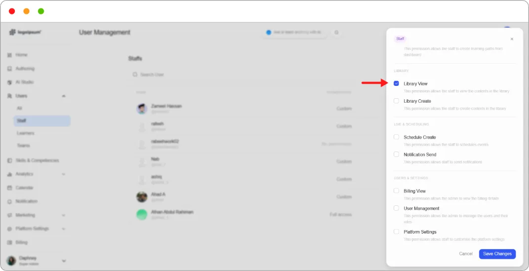 How to create a reporting role screenshot 31
