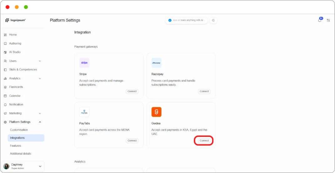 How to connect Geidea screenshot 39