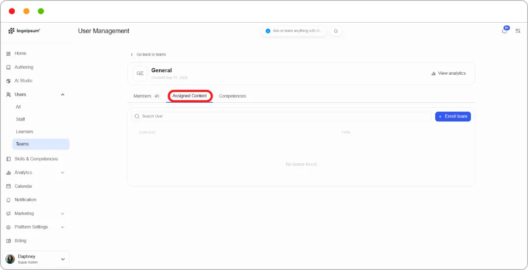 How to enrol a whole team in a course or program screenshot 53