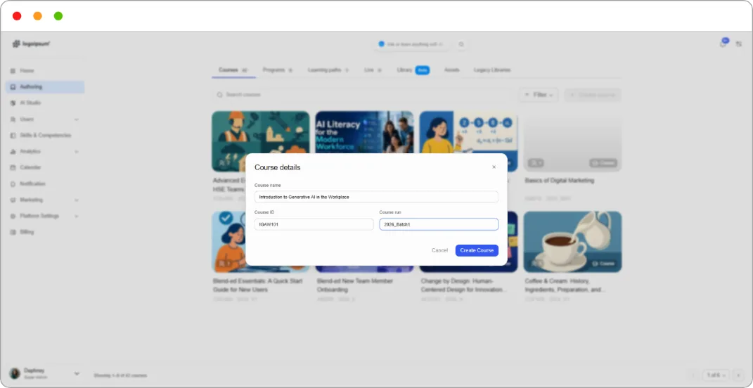 How to Create a Course (Manual) screenshot 5