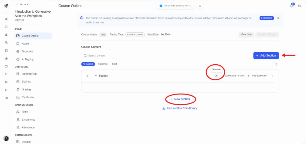 How to Create a Course (Manual) screenshot 6
