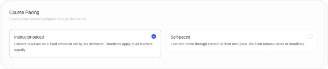 Advanced Course Configuration screenshot 150