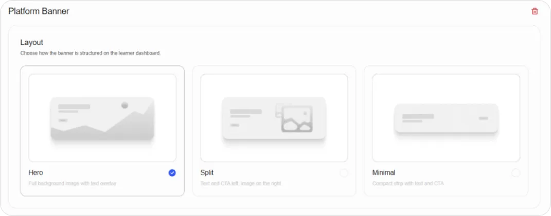 Layout options