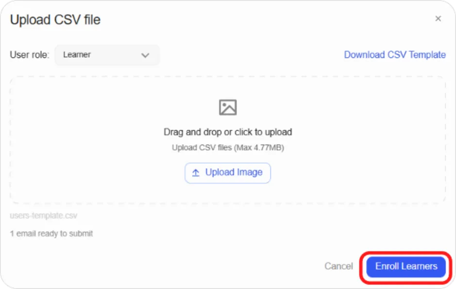 How to bulk import users with a CSV file screenshot 14
